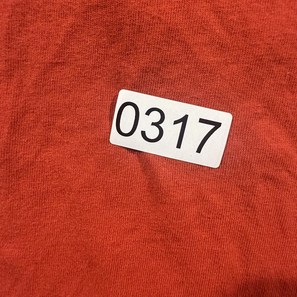 Vintage Nike Shirt Mens XL Orange Just Do It Stacked Graphic Made USA‎ 90s